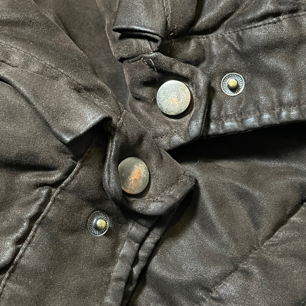Weather Report by Weatherproof Bomber Jacket Large Brown Faux Suede Full Zip - Picture 11 of 13